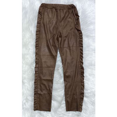 ALLIGALLI F2032 Pantalone effetto renna con rouges taglia unica S/M