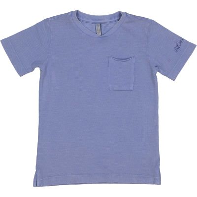 Trybeyond 999 24448 00 T-shirt bambino con taschino azzurra piquet