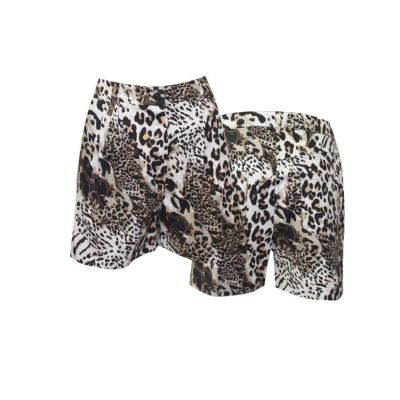 FLYGIRL 30458 Pantalone animalier donna cotone 