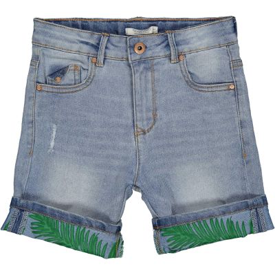 Trybeyond 999 21999 00 Pantalone jeans corto bambino con risvolto stampato