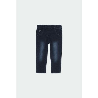 BOBOLI 290001 Jeans blu scuro con taschine elasticizzato