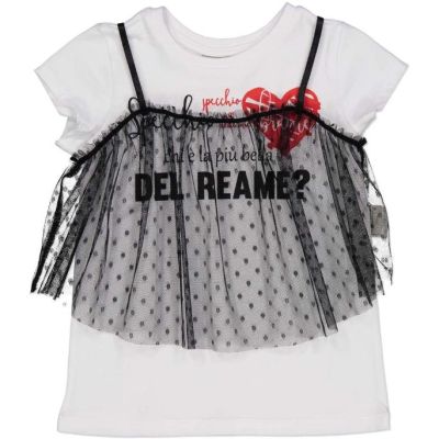 BIRBA 999 69979 00 T-Shirt con tulle nero