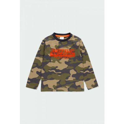 BOBOLI 523202 Maglietta jersey camuffamento per ragazzo