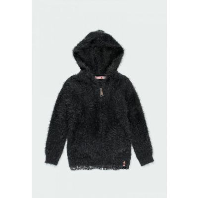 BOBOLI 461179 Giacchetta tricot per ragazza peloso