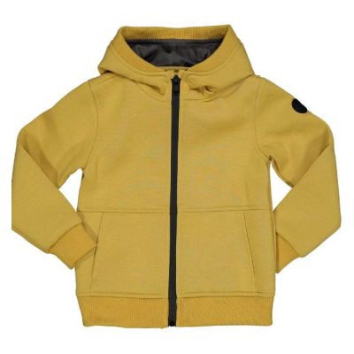 Trybeyond 999 36939 00 Giubbotto in neoprene giallo senape con zip e cappuccio