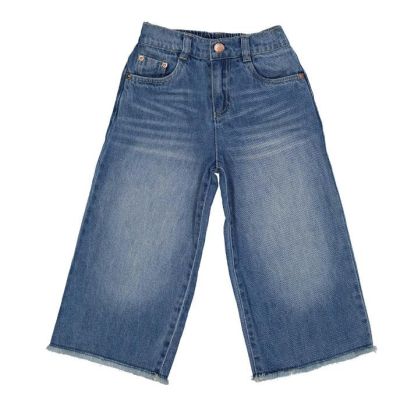 Trybeyond 999 32996 00 Pantapalazzo jeans bambina sfrangiato