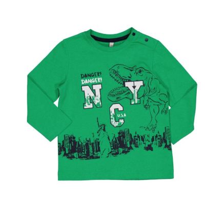 Birba 999 34015 00 Maglia verde dinosauri bambino