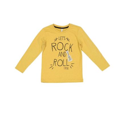 TRYBEYOND 999 34461 00 Maglia senape rock&roll bambino