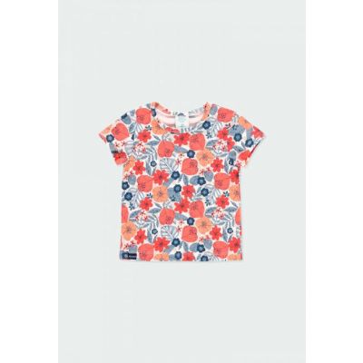 Boboli 204073 Maglietta jersey fiori per bimba