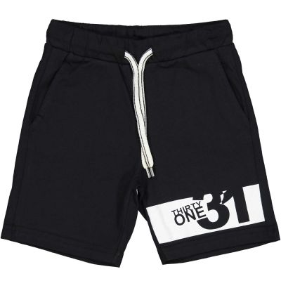 Trybeyond 999 41496 00 Pantalone bambino bermuda jersey nero e bianco