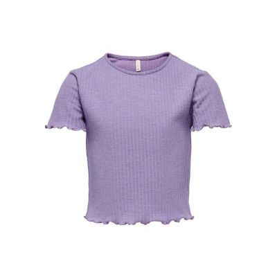 Only 15225338 Crop top bambina colorato arricciato