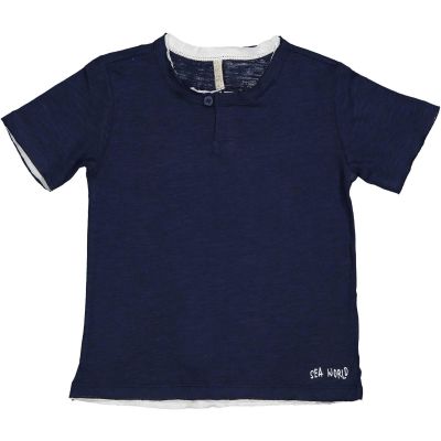 Trybeyond 999 44413 00 T-shirt manica corta in jersey blu serafino