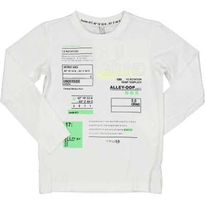 Trybeyond 999 44458 00 T-shirt scritte nere e fluorescenti