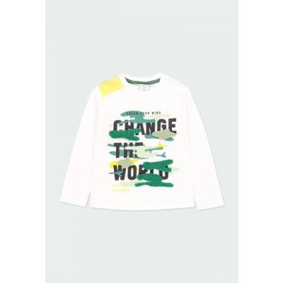 Boboli 514011 Maglietta jersey per ragazzo in cotone organico