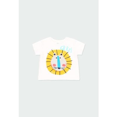 Boboli 134176 T-shirt in jersey baby leone - organico