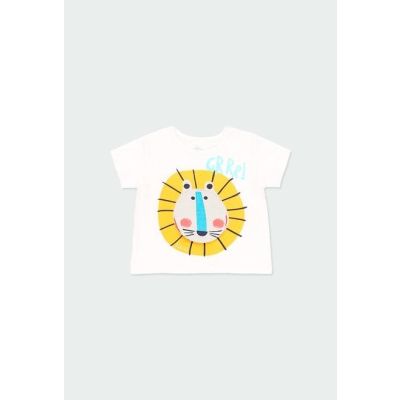 Boboli 134176 T-shirt in jersey baby leone - organico