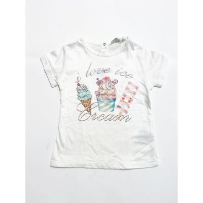 T-Shirt manica corta baby I LOVE ICE FL0185 ALYSIA BAY      