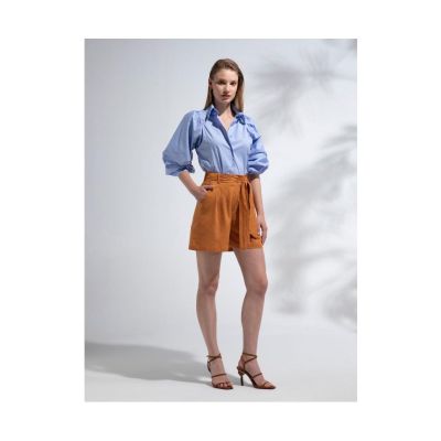 Fly Girl 31001 Shorts ampio con cintura lino e viscosa