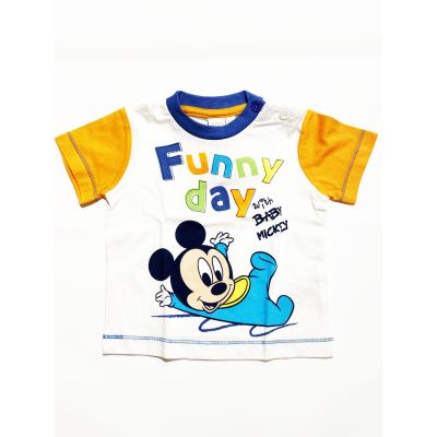 T-Shirt funny day DISNEY WD10854 Jersey cotone              