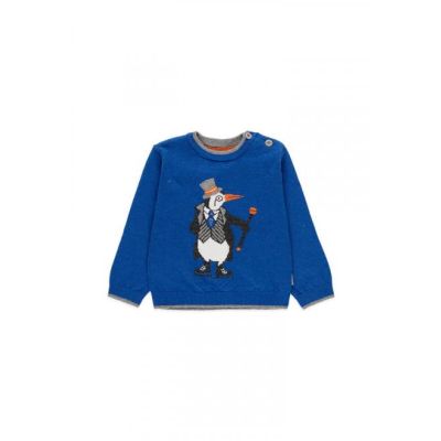 Boboli 715003 Maglione pinguino per bimbi