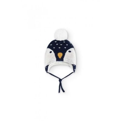 Boboli 190066 Cappello tricotosa pinguino per neonati