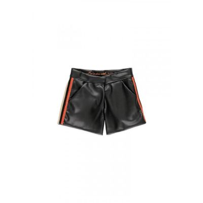 Boboli 725352 Short ecopelle con strisce per ragazza