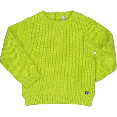 Birba 999 56618 00 Maglia lime fluo in maglina grossa