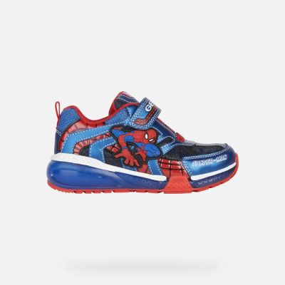 Geox J26FEB Sneaker low-cut junior casual e super confortevole Spiderman di Marvel Bayonyc Junior