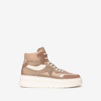 NeroGiardini I205385D Sneakers Alte Donna in Camoscio e Pelle