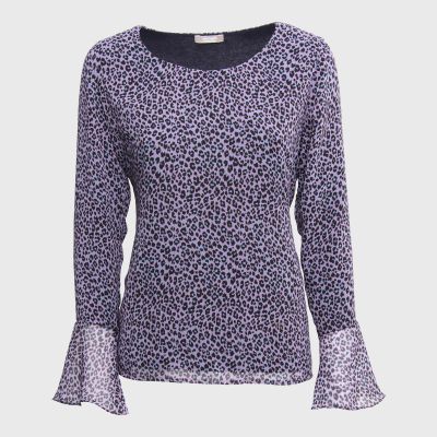 NeroGiardini A962650D Maglia leopardata donna