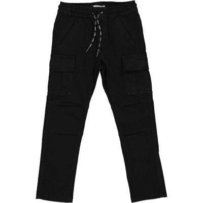 Trybeyond 999 52487 00  Pantalone nero bambino con stampa