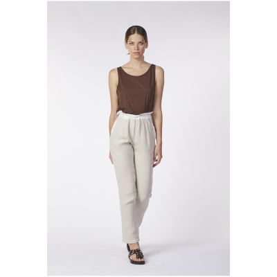 Cafenoir JP0111 Pantalone bimateriale vita elasticizzata