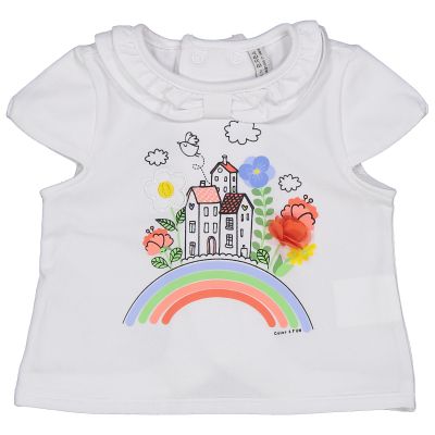 Birba 64047 Maglia con arcobaleno in jersey e bottoni sulla schiena