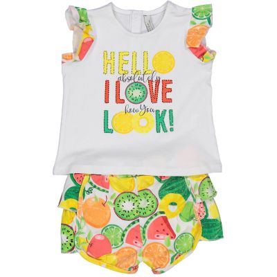 Birba 69011 Completo maglia short con frutta