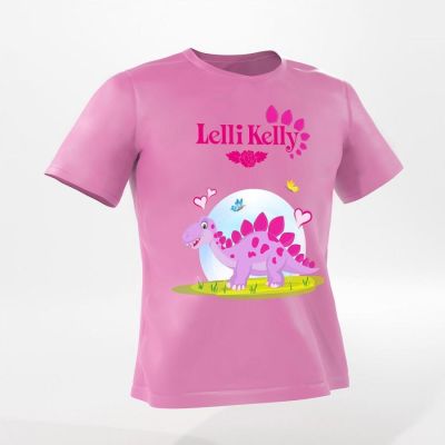 Lelli Kelly LKYA2392 Tshirt dinosauro bambina in cotone