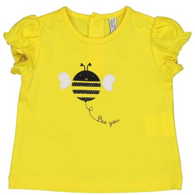 Birba 64022 Tshirt neonata apette gialla