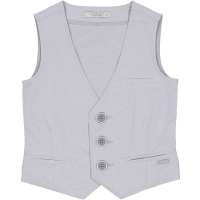 Trybeyond 68297 Gilet elegante in tessuto oxford di cotone