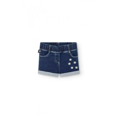 Boboli 236034 Short denim punto elastico per bimba