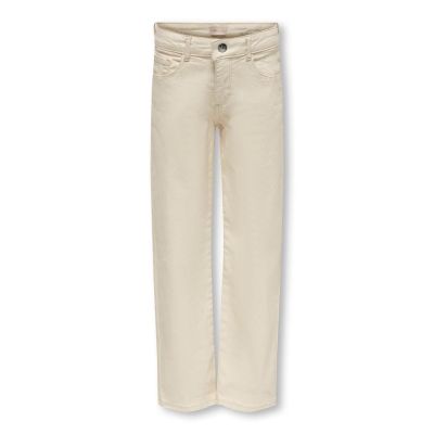 Only 15280830 Pantalone jeans panna bambina