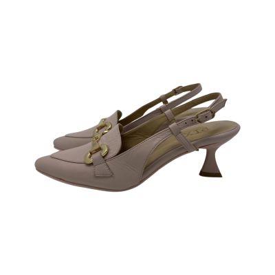 Pixy 2360602 Décolleté donna slingback con accessorio metallo e tacco in tinta