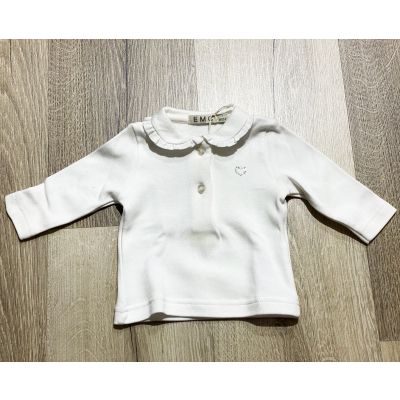 EMC BX1127 Maglia interlock bambina con colletto