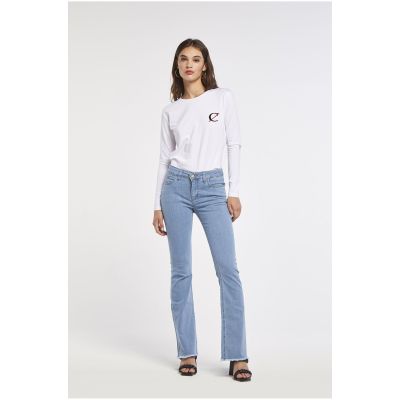 Cafènoir JJ0076 Pantalone Jeans anna modello flare