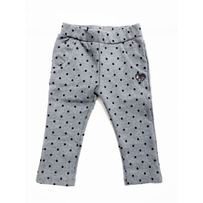 BIRBA 999 52025 00 Pantalone girgio pois neri bambina