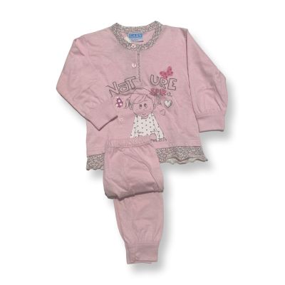 Gary 140031 pigiama cotone lungo neonata 