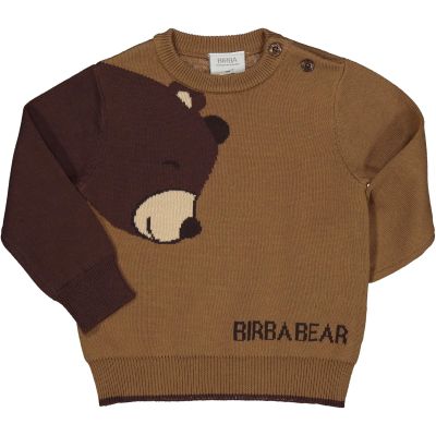 Birba 76627 Pullover orsetto con bottoni al collo