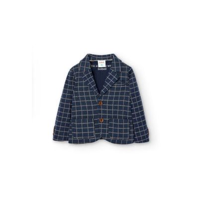 Boboli 717139 Blazer in maglia a quadri bambino