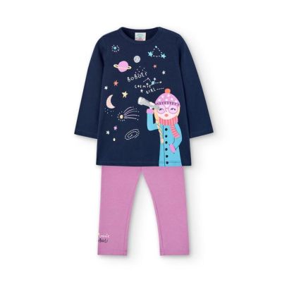 Boboli 247137 Pack maglia e leggings combinato per bambina