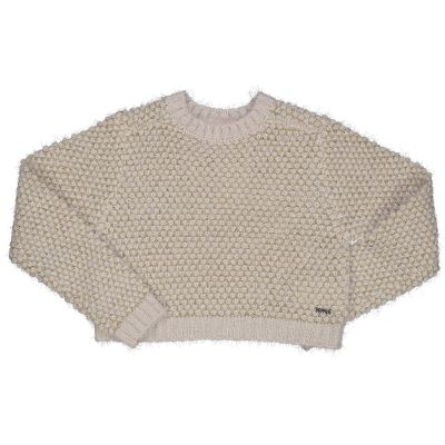 Trybeyond 76777 Maglioncino in caldo e morbido tricot misto lana con lurex modello corto crop  