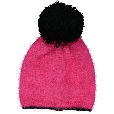 Trybeyond 78966 Cappellino in caldo e morbido tricot misto lana con pon pon  