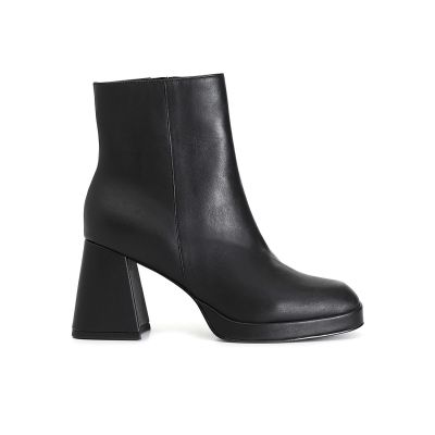 Cafènoir XV1065 Tronchetto donna in pelle tacco 85mm e plateau